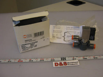 New Metal Work 9069224 Pneumatic Solenoid Valve 24VDC 5/16" 36 to 101PSI
