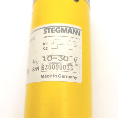 Used Stegmann DG-35-T Incremental Rotary Encoder 10-30VDC, 4mm Shaft, 6-Pin MS