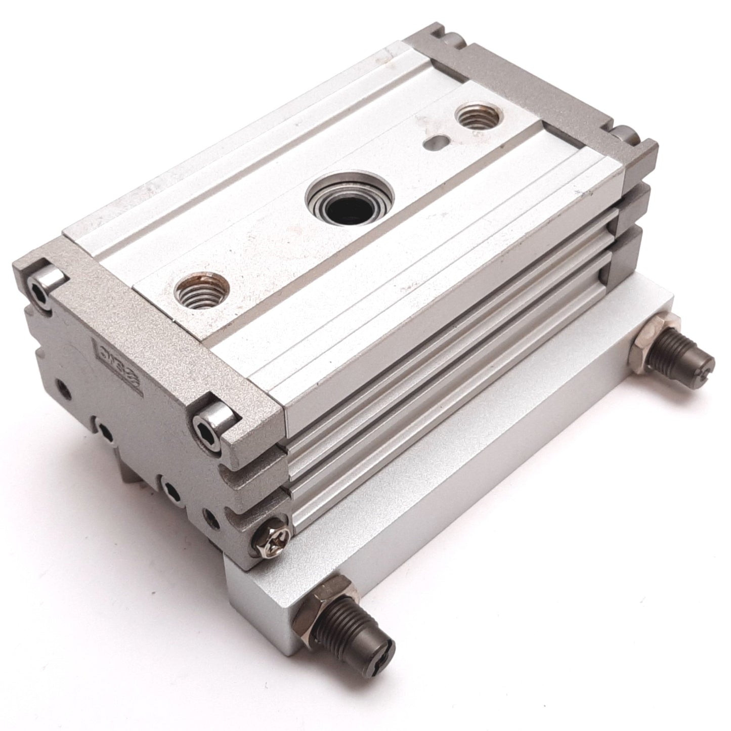 Used SMC MSQB20L5 Rotary Table, Rack & Pinion Style, 90°, 1.0MPa, W/ Shock Absorbers