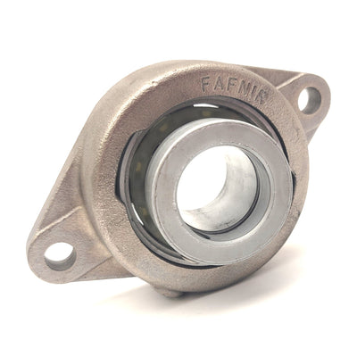 New Fafnir RCJT1-1/2 Flange-Mount Ball Bearing Unit, 2-Bolt, 1-1/2" Bore, Cast Iron
