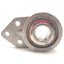 Used IPTCI SUCSFB 207-20 Corrosion Resistant 3-Bolt Flange Ball Bearing, 1-1/4" Bore