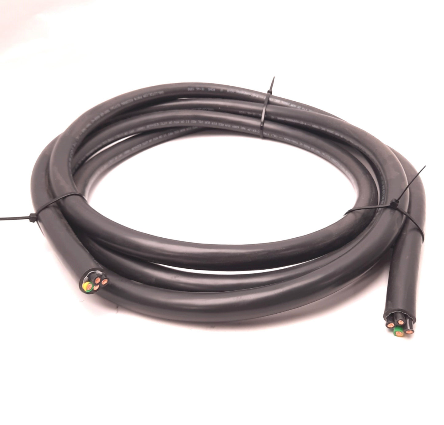 Used Lutze Silflex A3220804 Tray-ER PVC Flexible Control Cable 10FT AWG8/4C 600V
