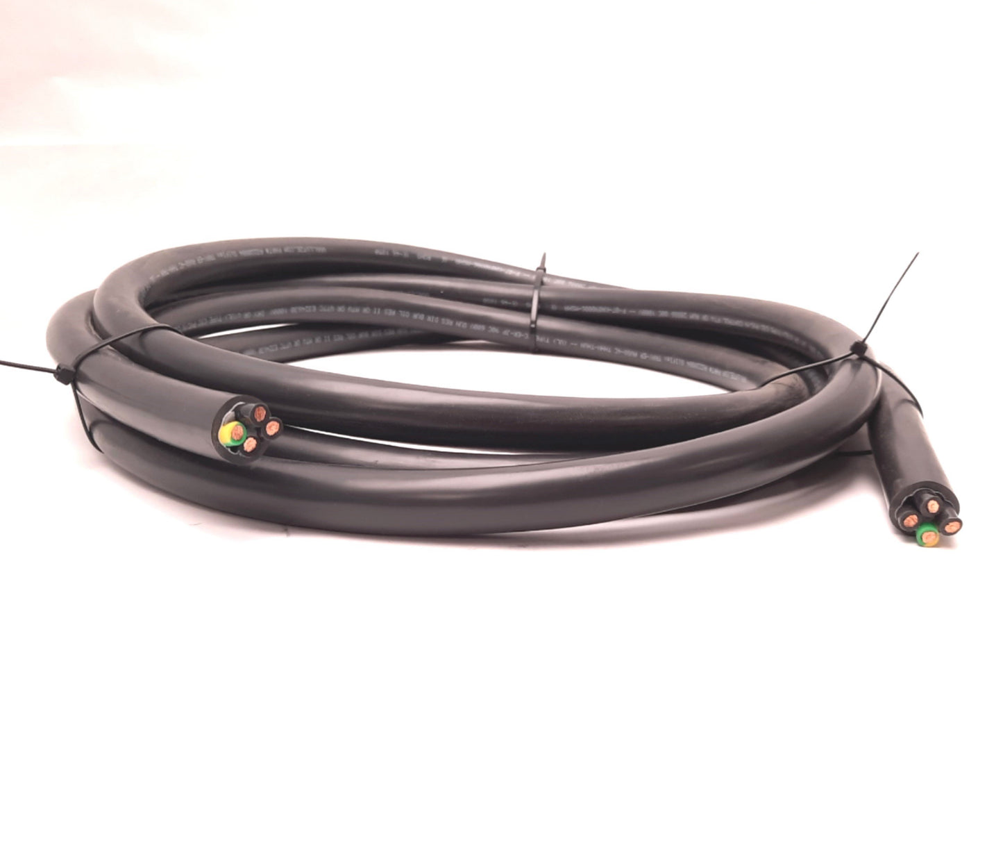 Used Lutze Silflex A3220804 Tray-ER PVC Flexible Control Cable 10FT AWG8/4C 600V