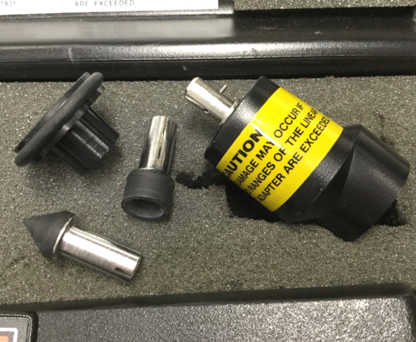 Used Ametek 1726 Digital Tachometer, Dual Function Contact/Optical, 6-99999RPM w/Case