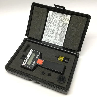 Used Ametek 1726 Digital Tachometer, Dual Function Contact/Optical, 6-99999RPM w/Case