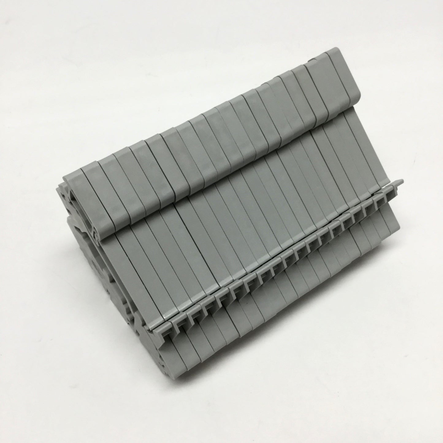Used Lot of 20 Allen-Bradley 1492-LD3 2-Circuit Spring Clamp Terminal Block, 600V 20A