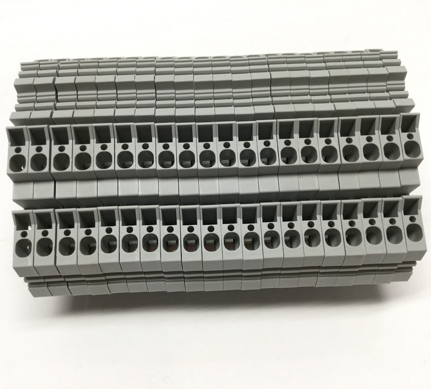 Used Lot of 20 Allen-Bradley 1492-LD3 2-Circuit Spring Clamp Terminal Block, 600V 20A