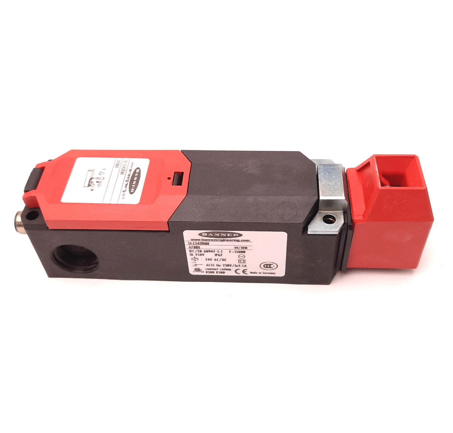 New Banner SI-LS42DMMIF Solenoid Locking Interlock Switch 2NC 1NO 24VAC 24VDC 1A