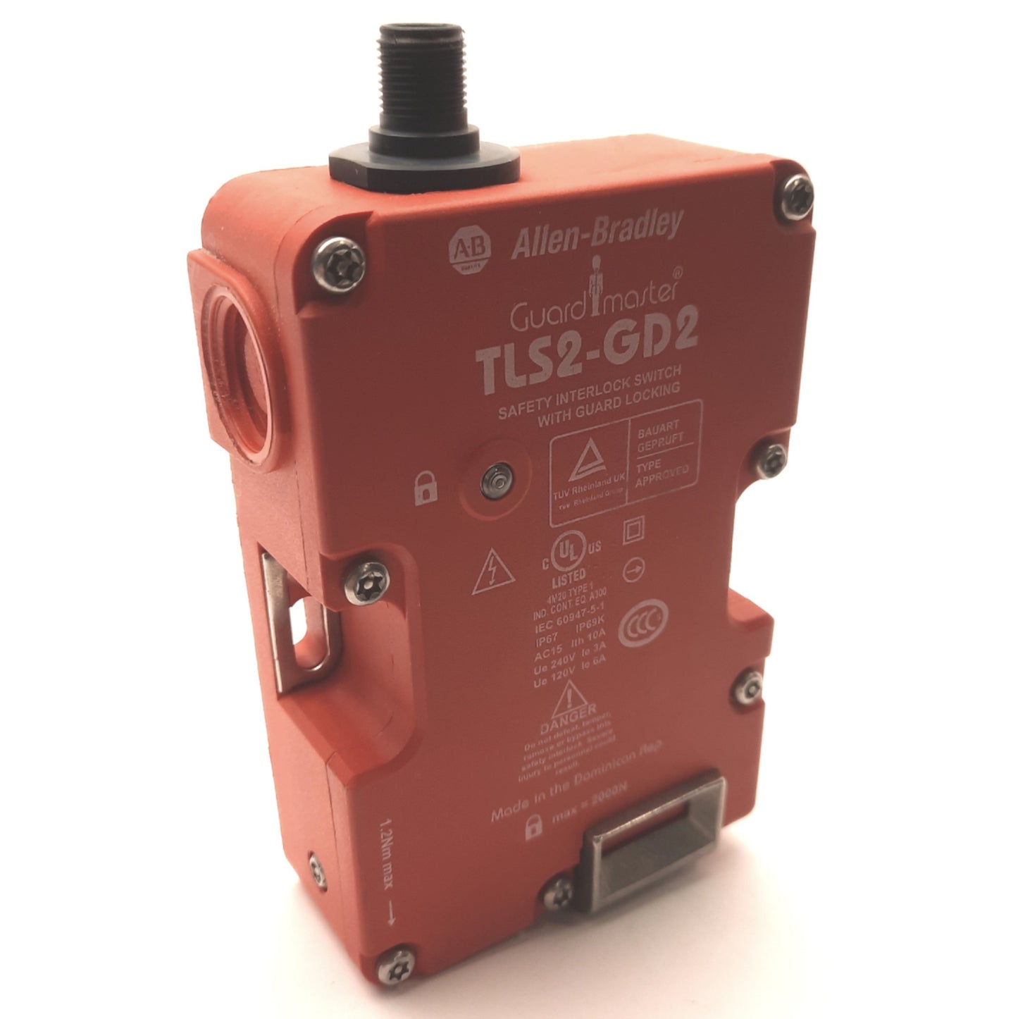 Used Allen Bradley 440G-T2NBBPH-1L TLS2-GD2 GuardMaster Safety Switch M12 8-Pin 24VDC