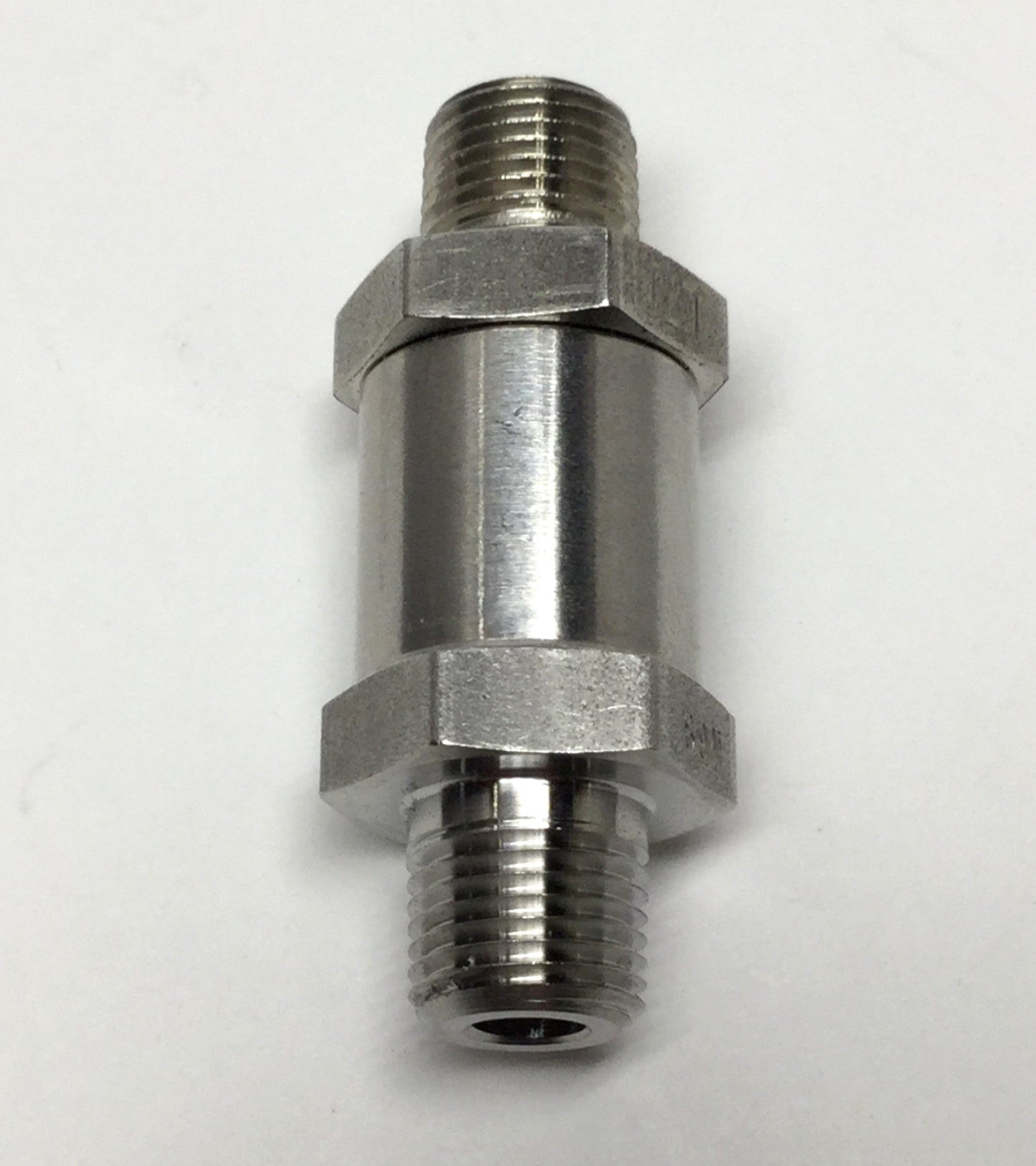 Used Swagelok SS-C2C-1 Poppet Check Valve 1/8" NPT, 1psi Crack Pressure 316 Stainless