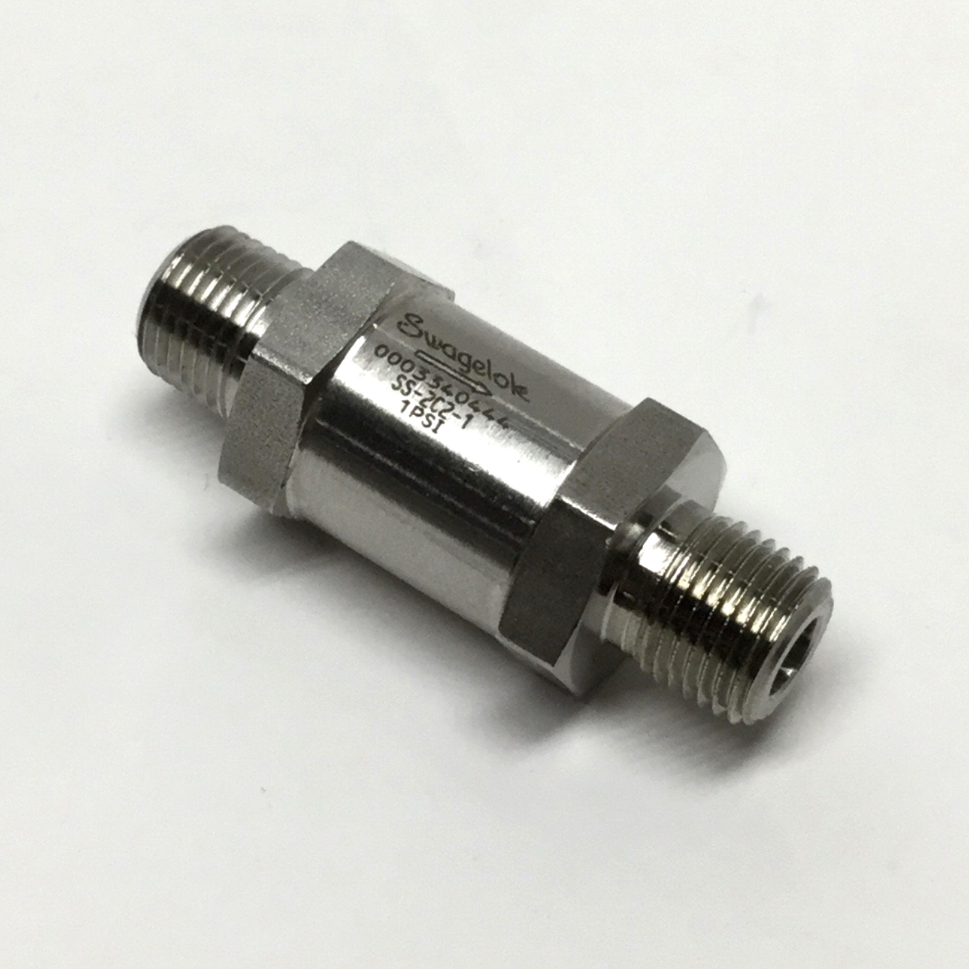 Swagelok SS-C2C-1 Poppet Check Valve 1/8