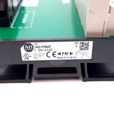 Used Allen Bradley 1492-IFM40F Interface Module, 40-Pin to Screw Clamp Terminal