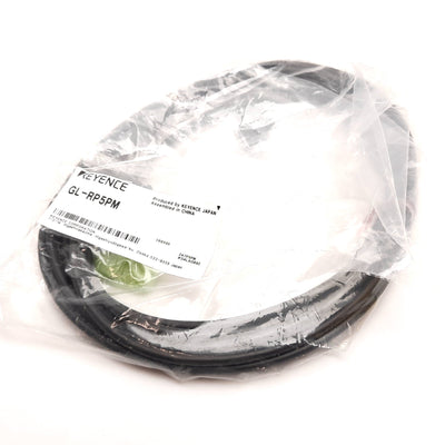 New Keyence GL-RP5PM Safety Light Curtain Connection Cable, 5m Long, PNP