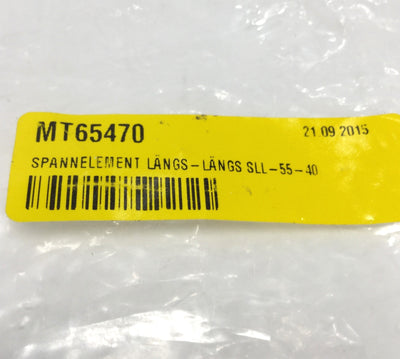 New – Open box Lot of 2 Montratec Montech SLL-55-40 Montrac Heavy Load Dovetail Clamp Element