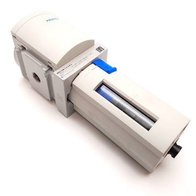 New Festo MS6-LFM-1/4-A-R-V Micro Filter, Pressure: 2-12 bar, Rating: 0.01µm, G1/4