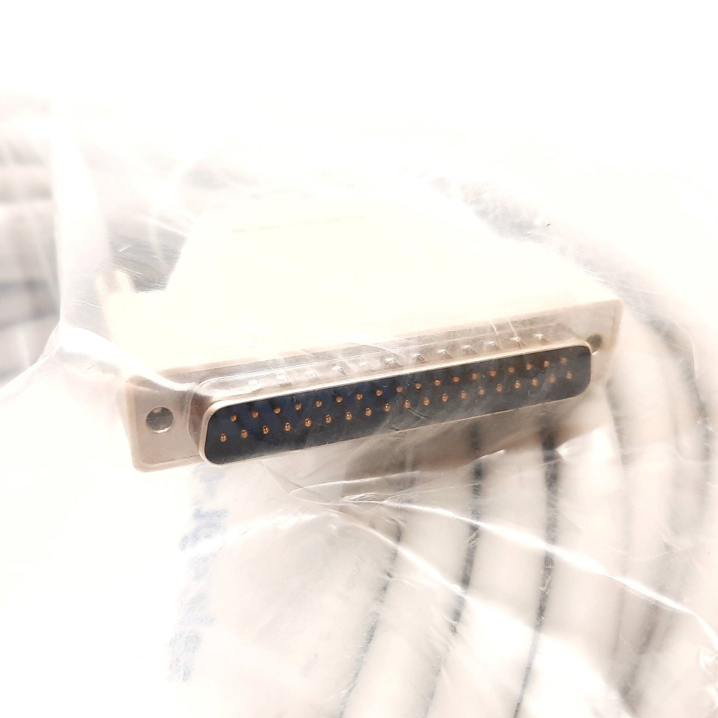 New L-Com CSMN37MM-50 D-Sub Cable, 37-Pin D-Sub Male to Male, Length: 50ft