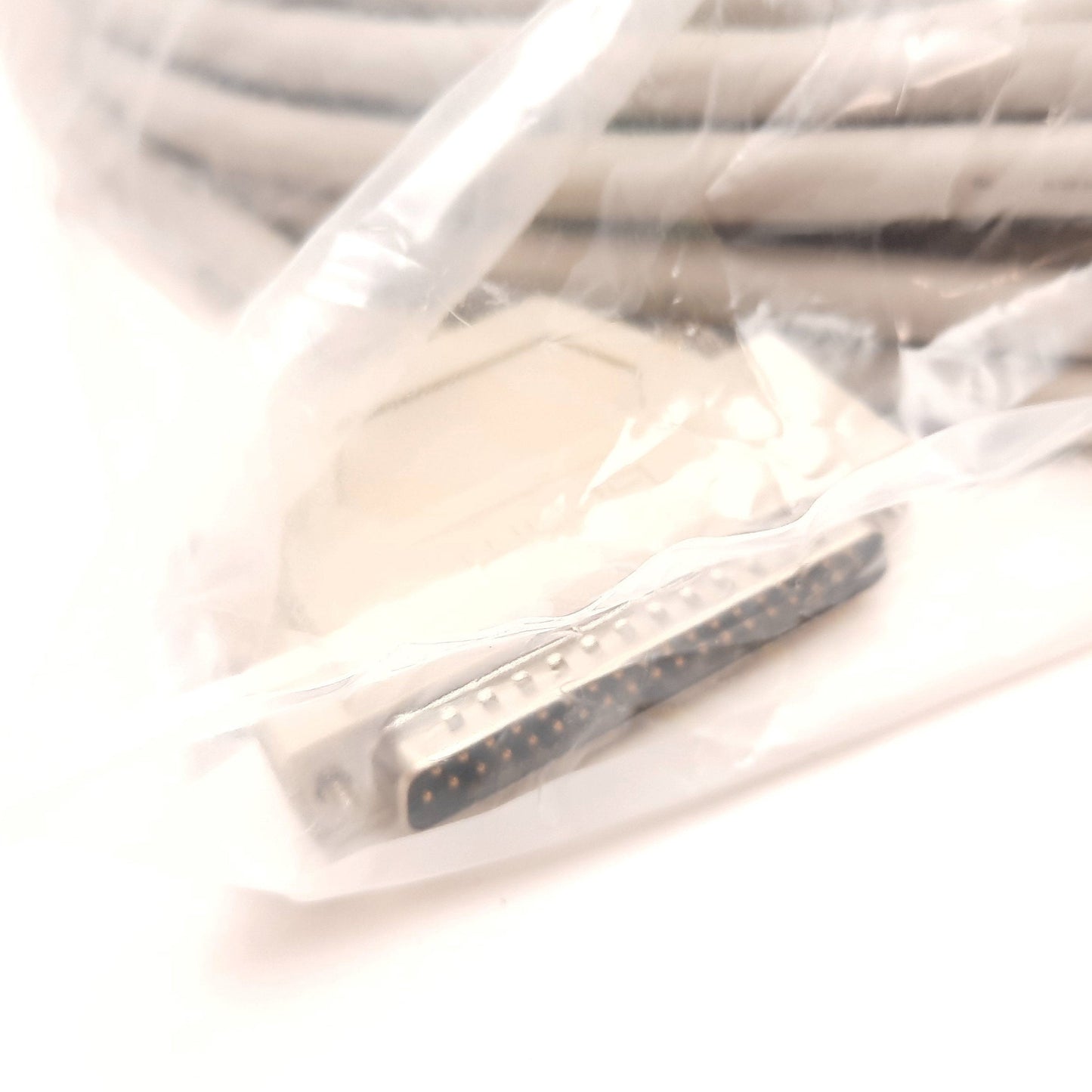New L-Com CSMN37MM-50 D-Sub Cable, 37-Pin D-Sub Male to Male, Length: 50ft
