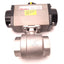 New Duravalve AS2107 V4000SS Ball Valve 2"NPT w/Pneumatic Actuator 145PSI 1/4"NPT