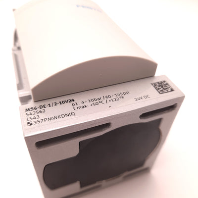 New Festo MS6-DE-1/2-10V24 Soft Start Valve 24VDC, 1.8W, 1/2"NPT, 60-145PSI