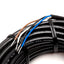 New Banner MQDC-430RA Cordset, 9m Long, 4-Pin M12 Right-Angle Female to Flying Leads