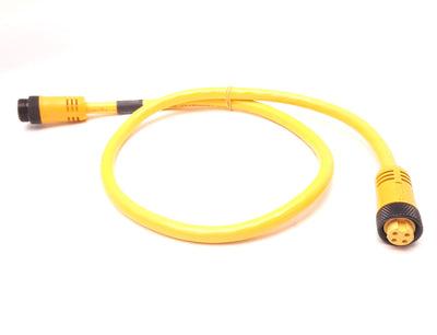 New Allen Bradley 110-0016-02 Cable Power Bus 4 Pin Male 4 Pin Female 600V 2Ft 16AWG