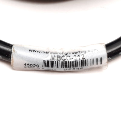 New Banner MBCC-312 Photoelectric Sensor Cable, 12ft Long, Minifast QD 3-Pin Female
