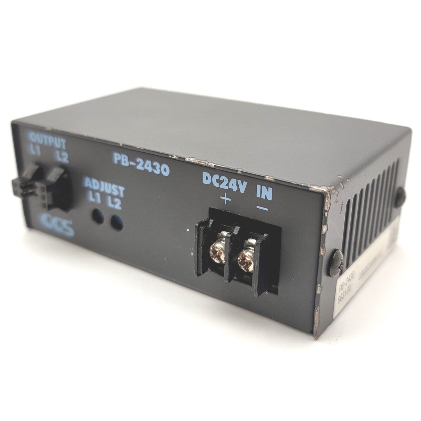 Used CCS PB-2430 Machine Vision Light Source Power Supply 12/24VDC Output 24VDC Input