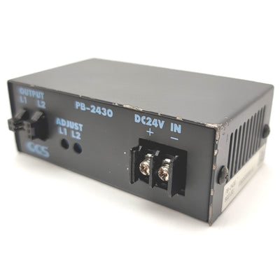 Used CCS PB-2430 Machine Vision Light Source Power Supply 12/24VDC Output 24VDC Input