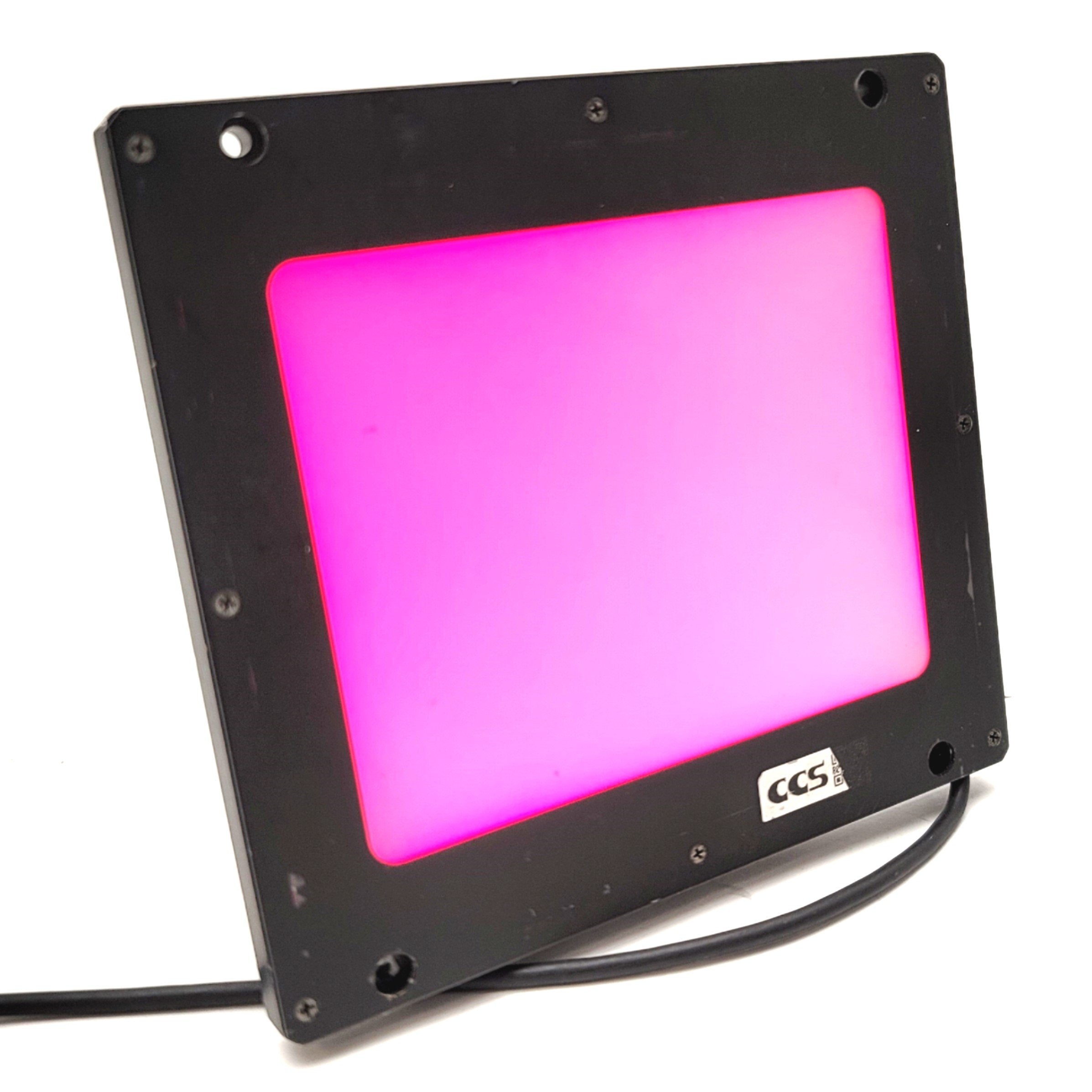 Diffused Machine Light CCS LFL-100 Flat Edge Lit Diffuse Machine Vision Light Red, 12VDC, 100 ...