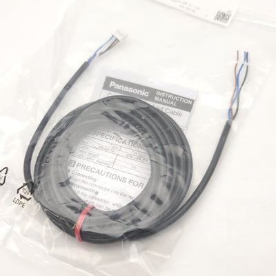 New Panasonic CN-14A-C3 Connector Attached Sensor Cable 3 Meter