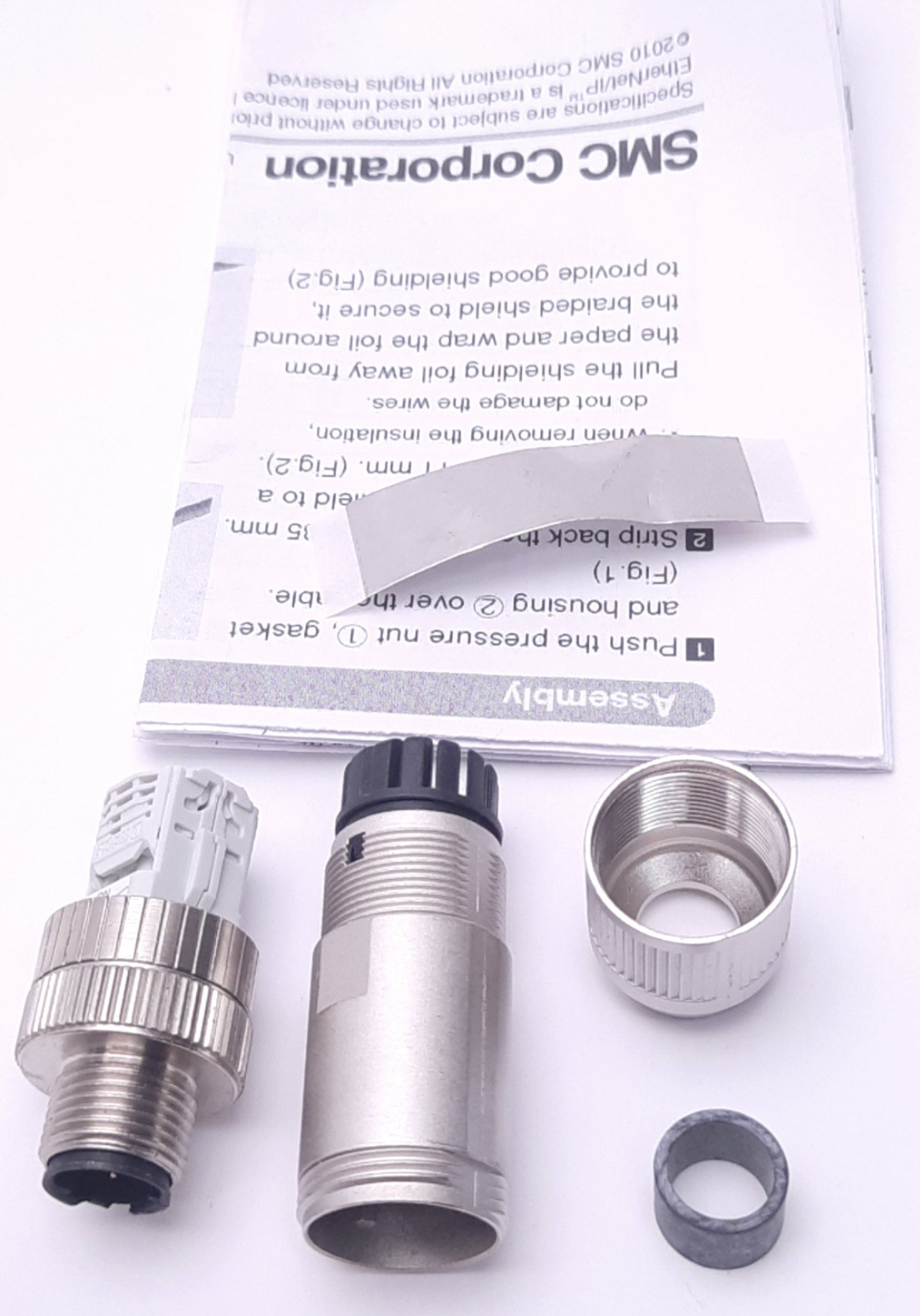 New SMC PCA-1446553 M12 D-Coded Connection Network Plug, EX300 Interface Unit