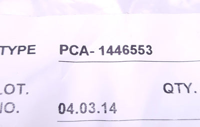 New SMC PCA-1446553 M12 D-Coded Connection Network Plug, EX300 Interface Unit