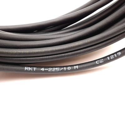 New Lumberg RKT 4-225/10M Sensor Cable, 4-Pin M12 Female to Flying Leads, 10m