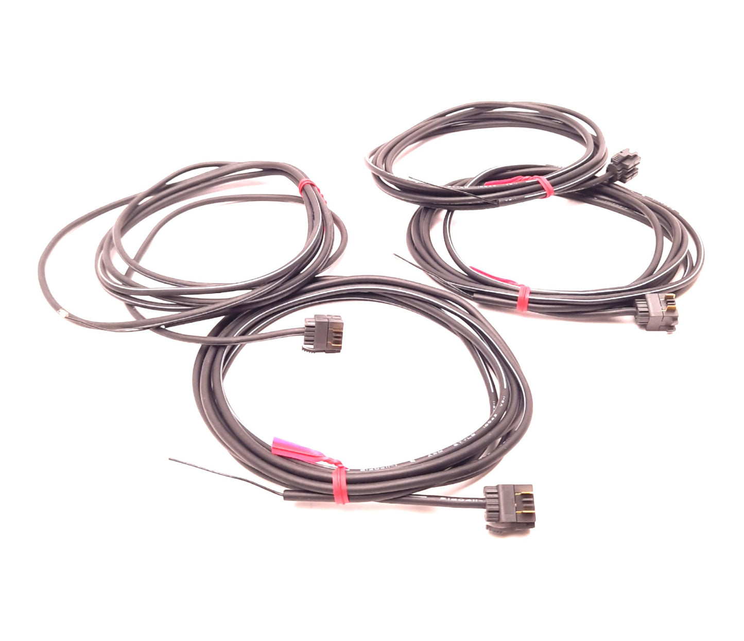 Used Lot of 4 Keyence CN-71-C2 Quick Connection Cable 2m, Single Conductor, OD 3.3mm