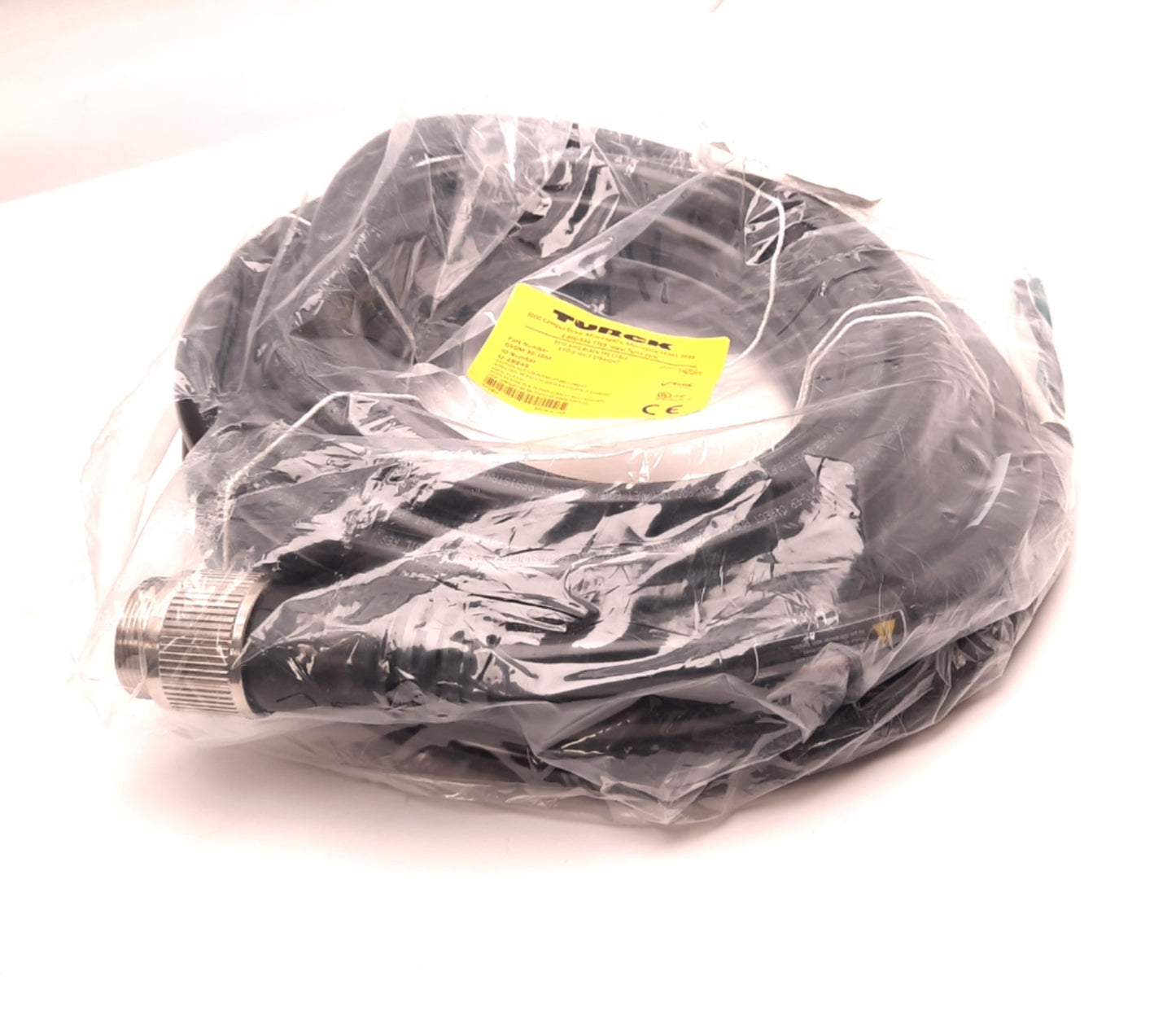 New Turck GSDM 30-10M PowerFast Cordset 1-3/8" Male, 10AWG, 3Pin, 600V, 31A