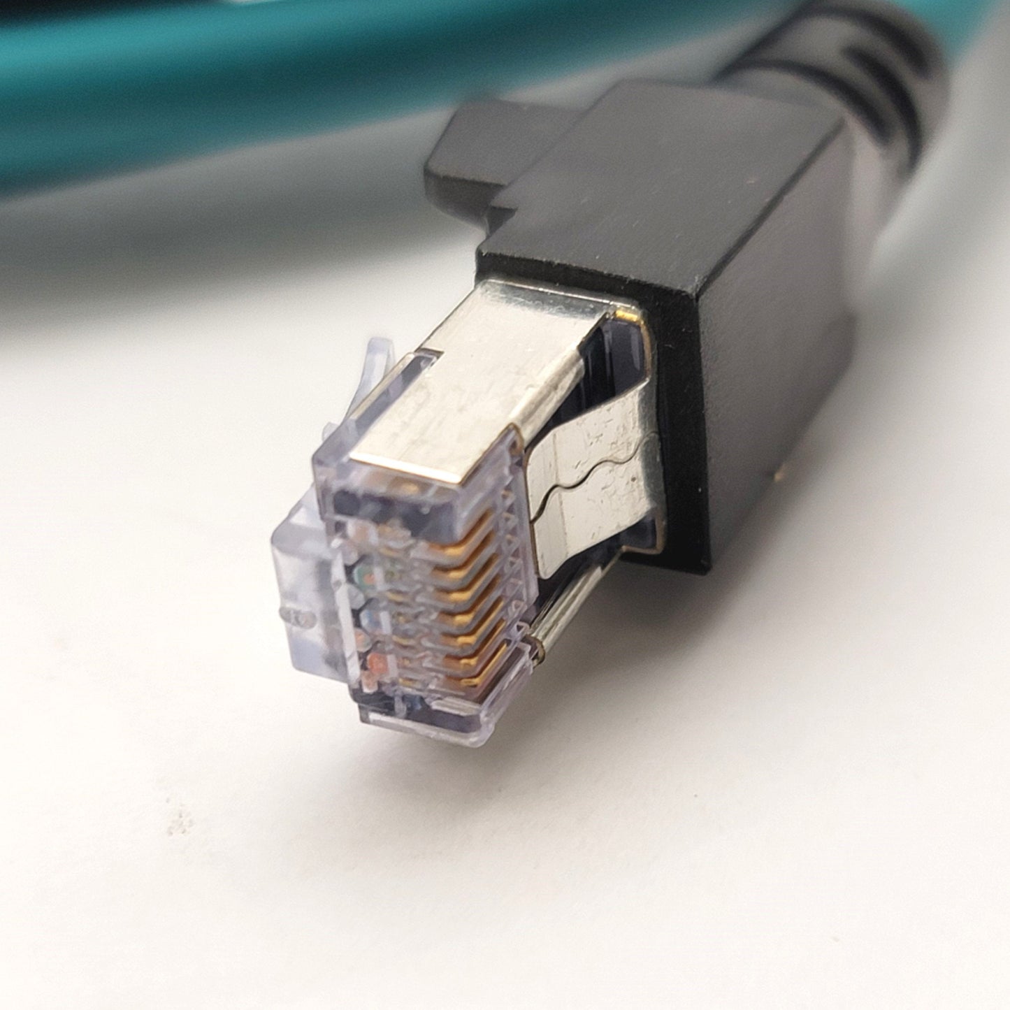 New Cognex CCB-84901-2002-05 X-Coded M12 Ethernet Cable, 5 Meter M12 To RJ45