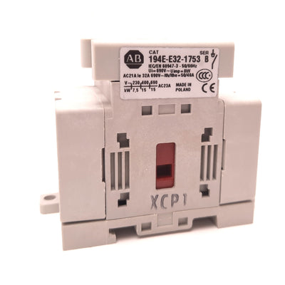 New Allen Bradley 194E-E32-1753-6N Load Disconnect Switch 690VAC 32A 3 Pole