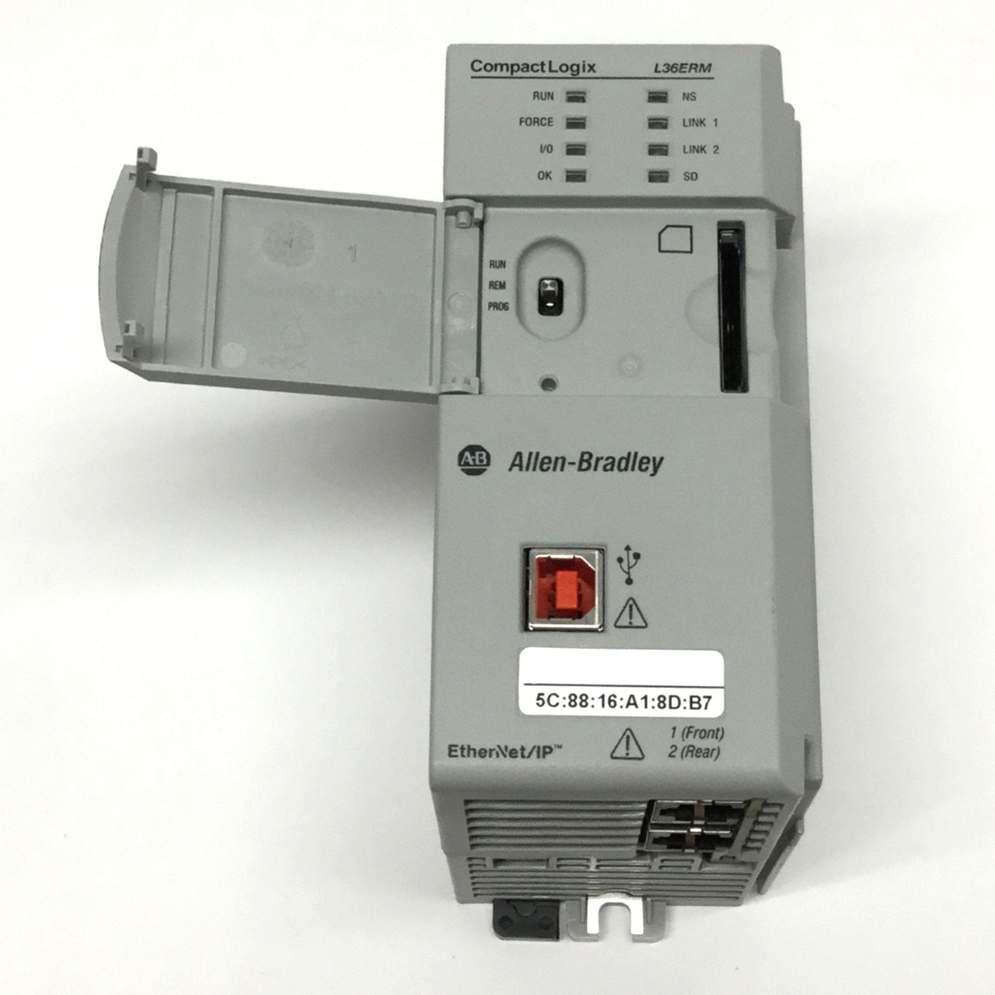 Used Allen Bradley 1769-L36ERM CompactLogix EtherNet/IP Motion Controller 3MB 16-Axis