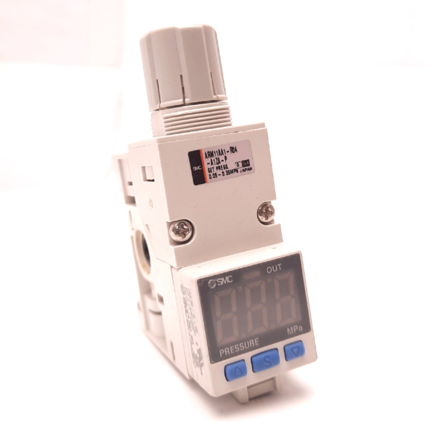 New SMC ISE35-N-65 Pressure Switch Regulator Block 65 PNP, 24VDC, 0-1 MPa