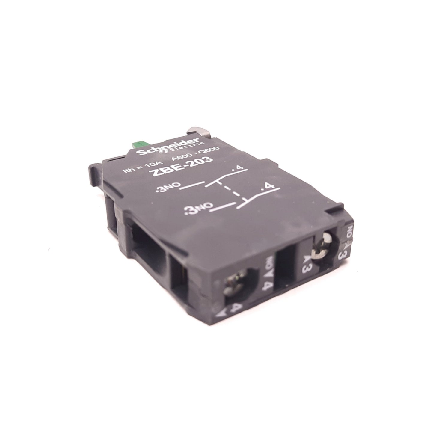 New Schneider ZBE-203 Double Contact Block DPST-2NO 2 Pole 120VAC 10A