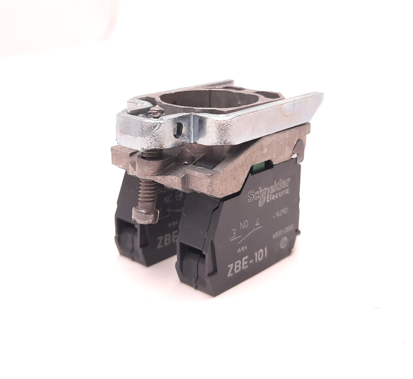 New Schneider ZB4 BZ105 22mm Mounting Base W/1NO 1 NC Contact Blocks