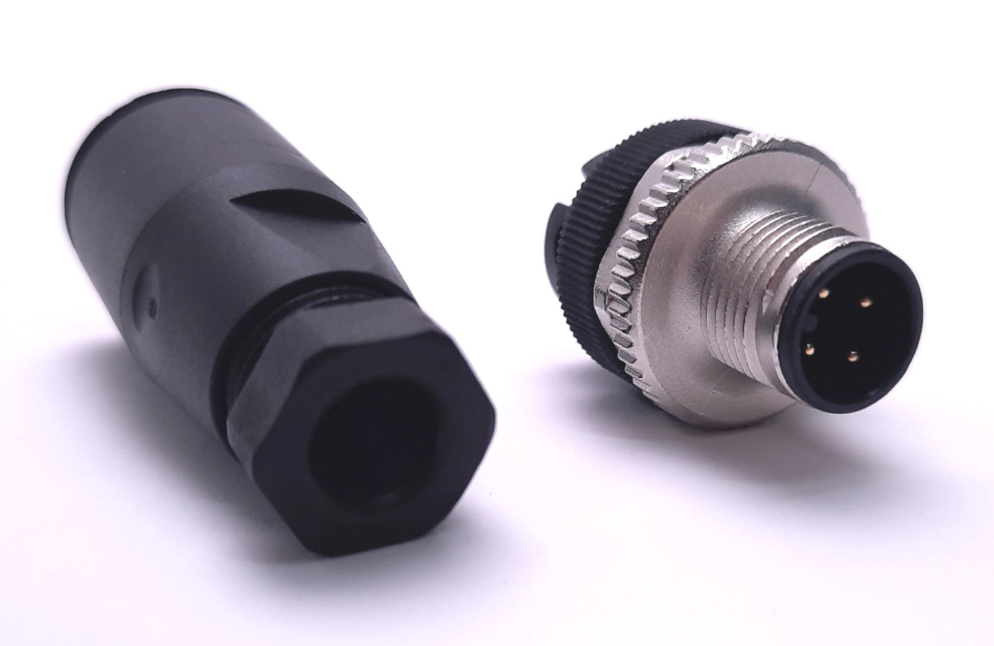 New Turck BS 8141-0 M Series Field-Wireable Plug Connector, M12 4-Pin Male