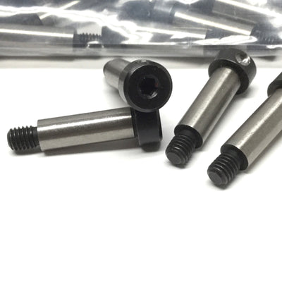 New – Open box Lot of 95 Shoulder Screws Ø1/4" x 3/4", 10-32 Thread, Ø3/8" Head, 1/8" Hex Drive