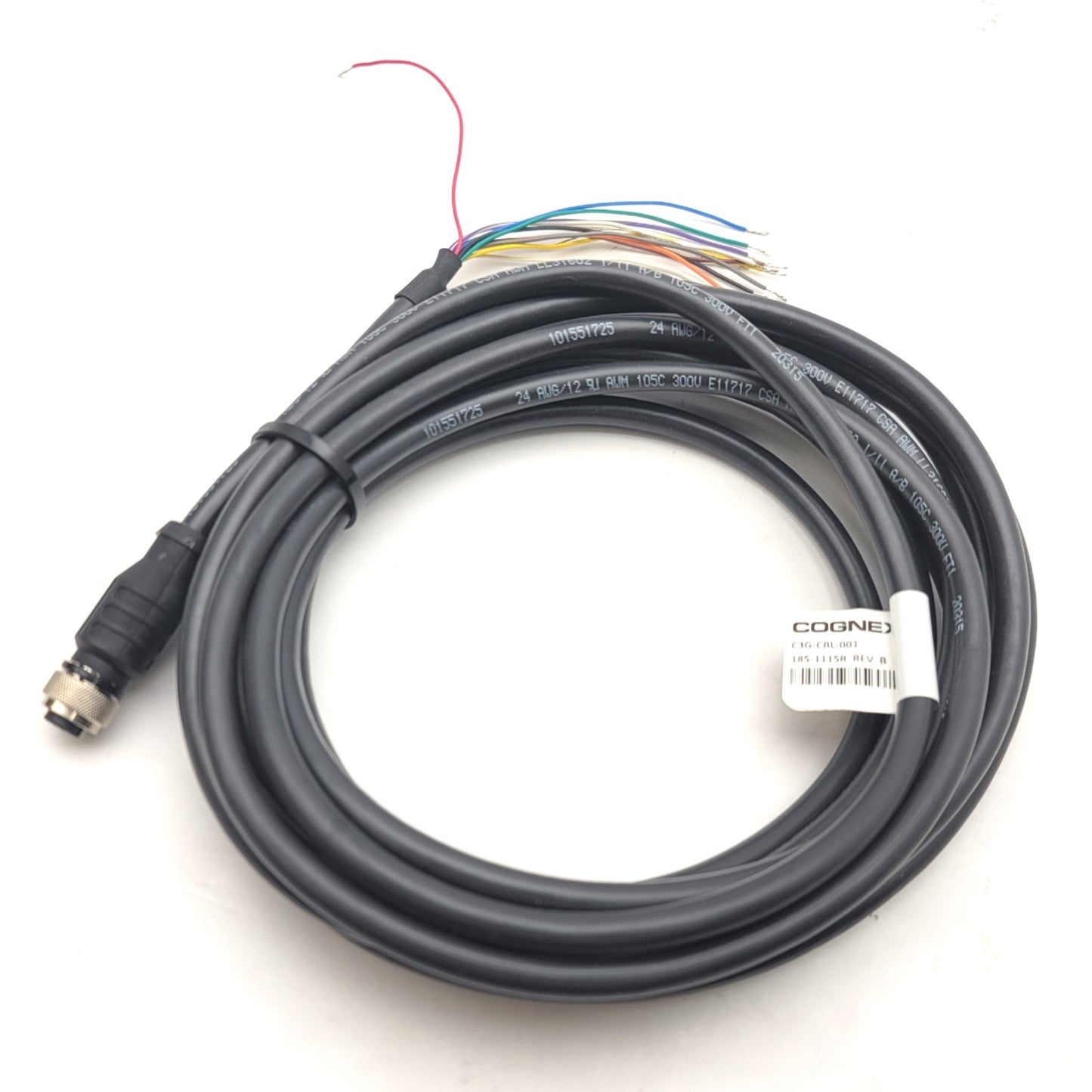 New – Open box Cognex C3G-CBL-001 185-1115R Rev B Power And I/O Cable For Checker Vision Sensor