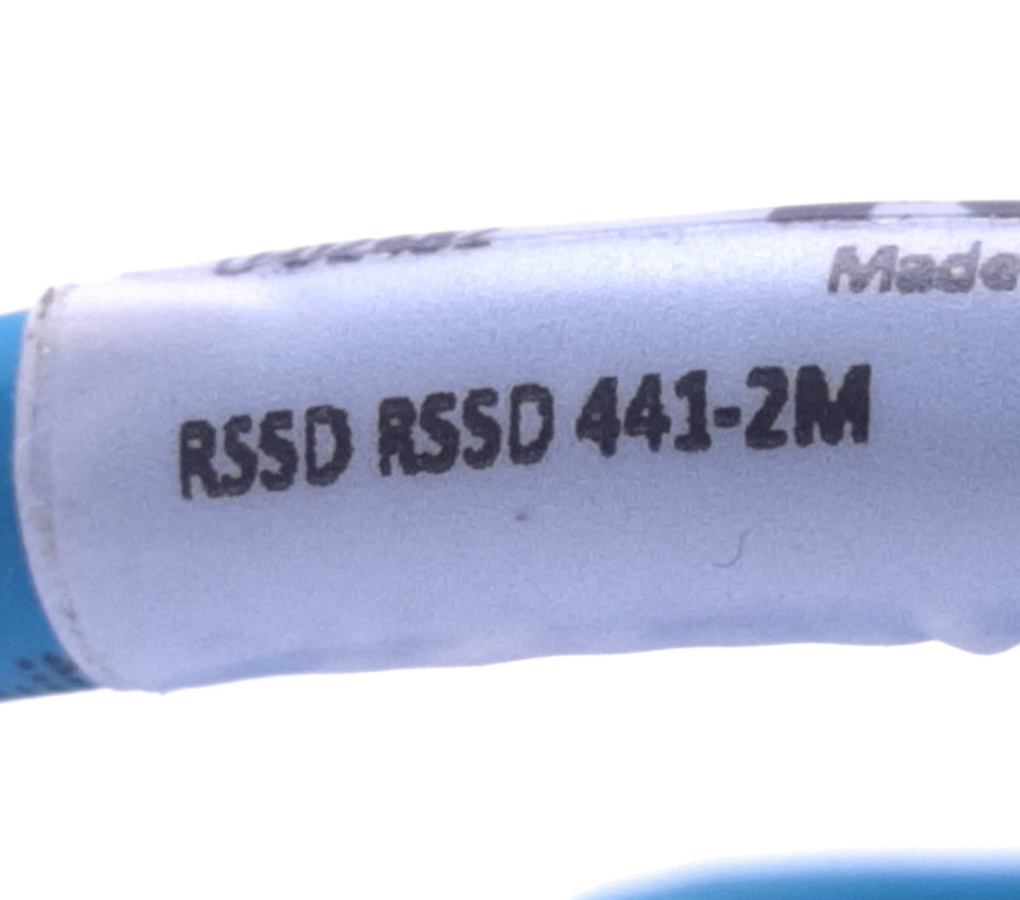Used Turck RSSD RSSD 441-2M Double Ended Cordset M12 4-Pin Male to Male, 2m Length