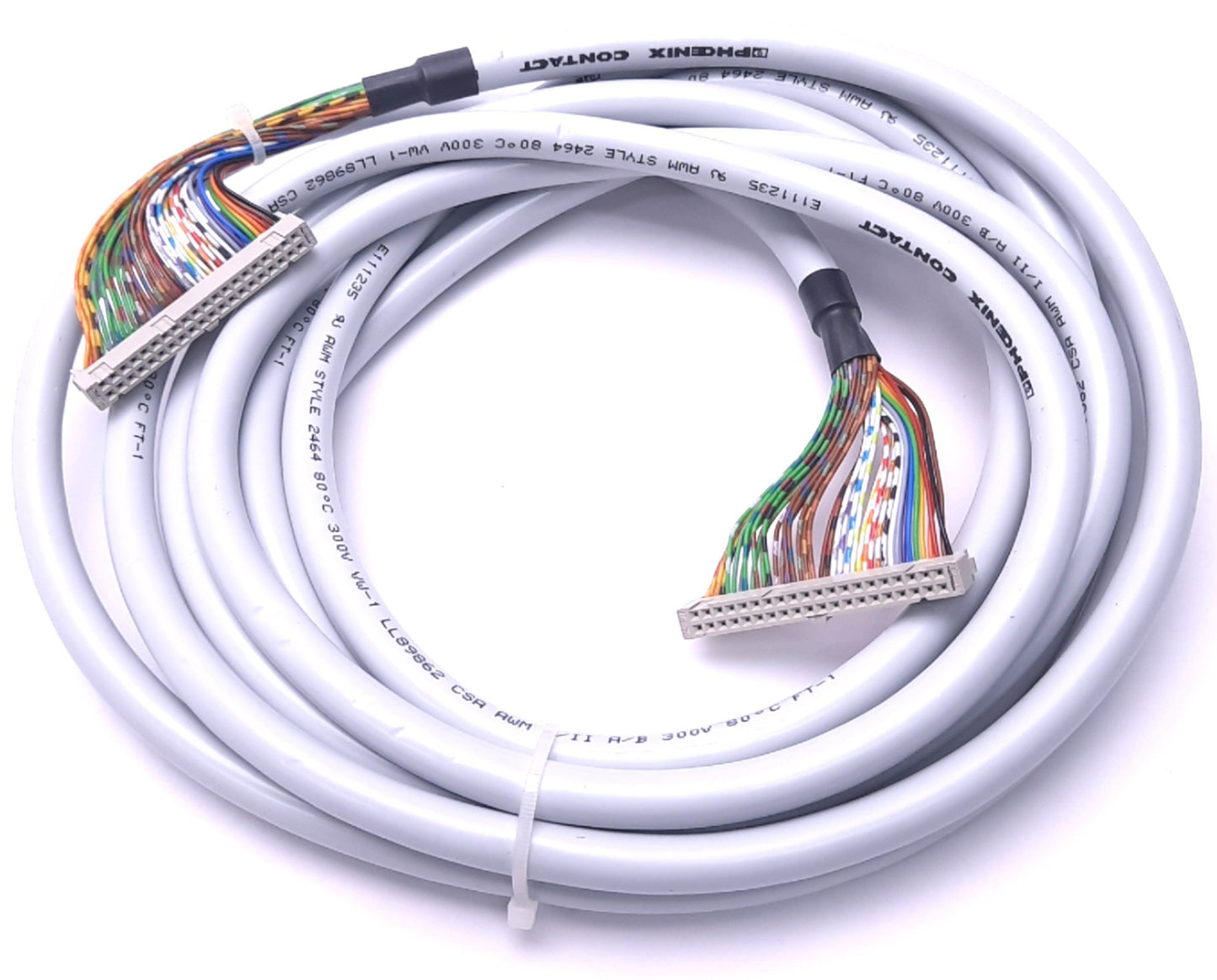 New Phoenix Contact FLK 40/EZ-DR/400/KONFEK Round Cable Set, Two 40 Pos Sockets