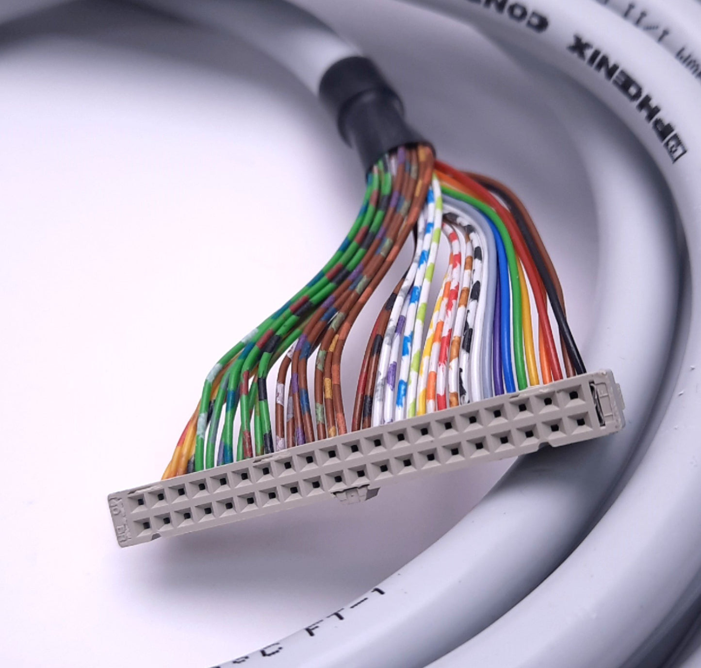 New Phoenix Contact FLK 40/EZ-DR/400/KONFEK Round Cable Set, Two 40 Pos Sockets