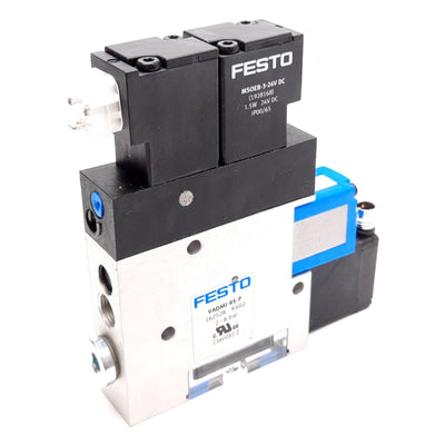 New FESTO VADMI-95-P 162528 Vacuum Generator 24VDC, PNP, 29-116psi, 25inhg, G1/8