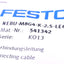 New Festo NEBU-M8G4-K-2.5-LE4 Single End Cordset M8 4-Pin Female A-Code to Leads