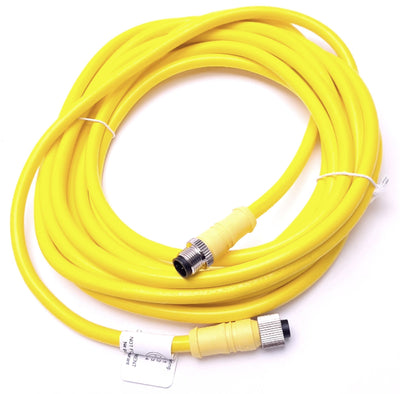 New Numatics TC0405MAETA04000 Extension Cable M12 4-Pin Male to Female, 5m, 300v 4A